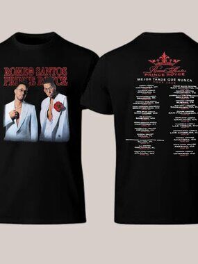 Romeo Santos X Prince Royce Mejor Tour 2026 Unisex T-Shirt